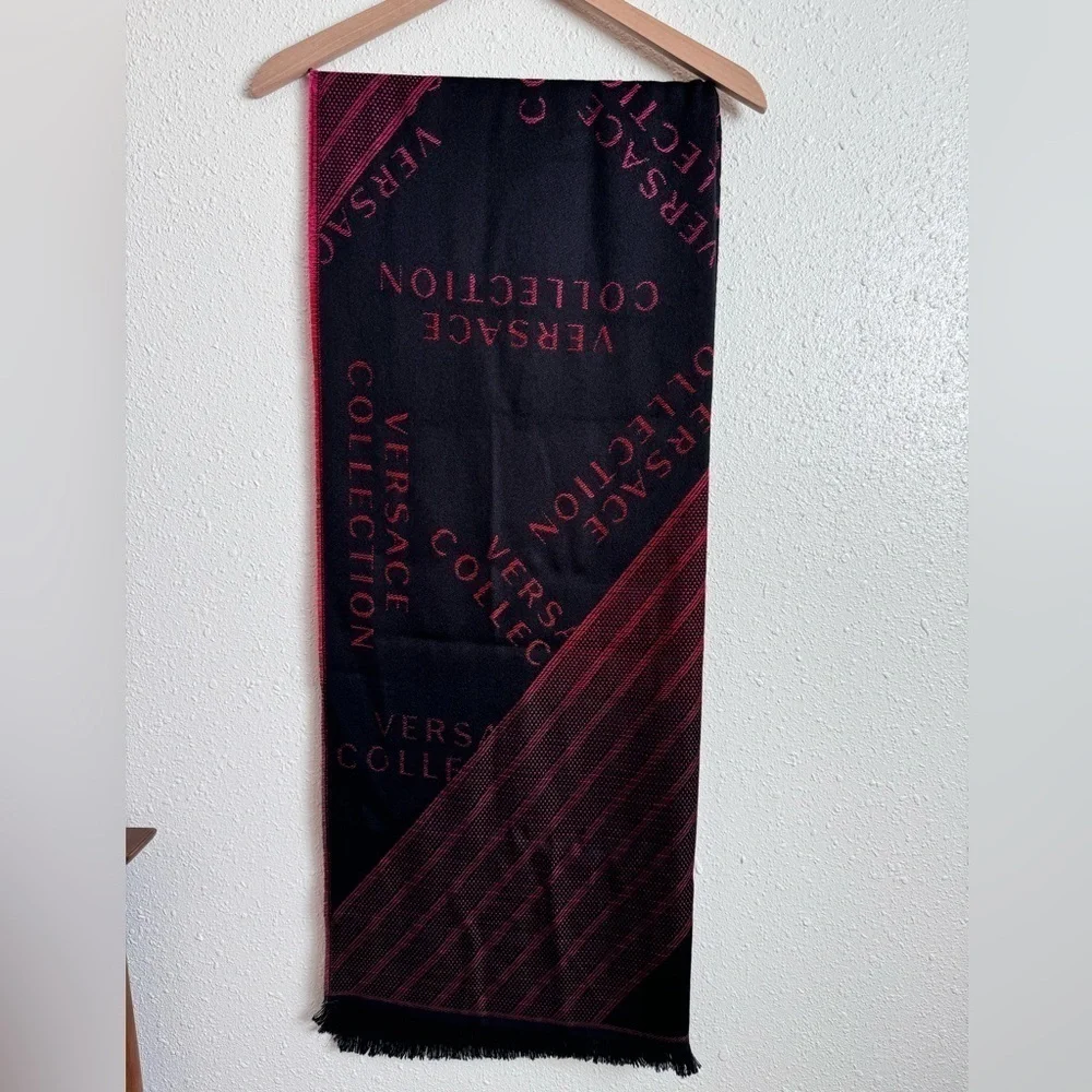 Versace Collection Ombré Oversized Scarf Stole Shawl - Picture 7 of 9